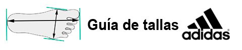 Guía de Tallas zapatillas running Adidas