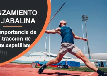 traccion y agarre de las zapatillas para lanzamiento de jabalina