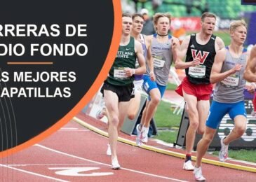 mejores zapatillas de clavos de medio fondo en pista de atletismo
