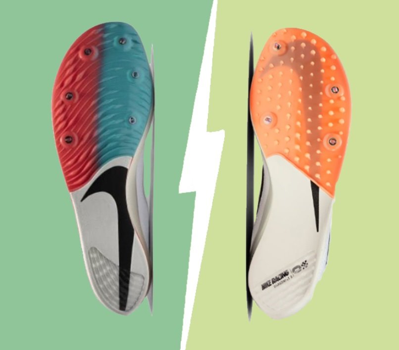 Nike ZoomX Dragonfly Vs Nike Dragonfly 2 Proto suela